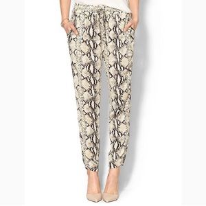 BCBG snake skin soft pant